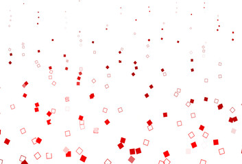 Light Red vector cover with polygonal style.