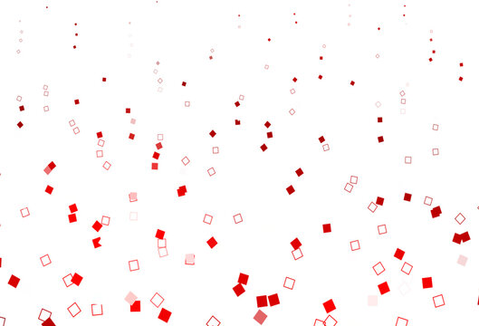 Light Red vector cover with polygonal style.