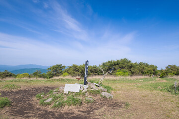 万年山登山・万年山山頂