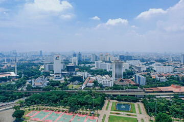 view of the city