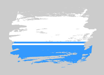 Grunge style textured flag of Altai Republic country