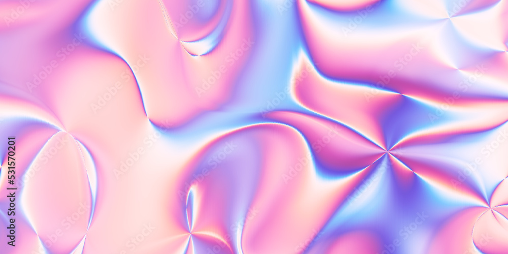 Poster abstract horizontal pastel holographic texture design for background and pattern, poster layout with