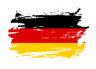 Grunge style textured flag of Germany country
