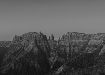 sunset over the mountains