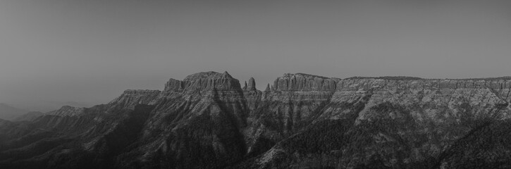 misty morning in the mountains