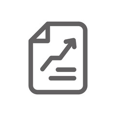 Financial statement icon . Perfect for business website or user interface applications. vector sign and symbol
