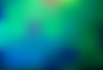 Light Blue, Green vector abstract blurred template.