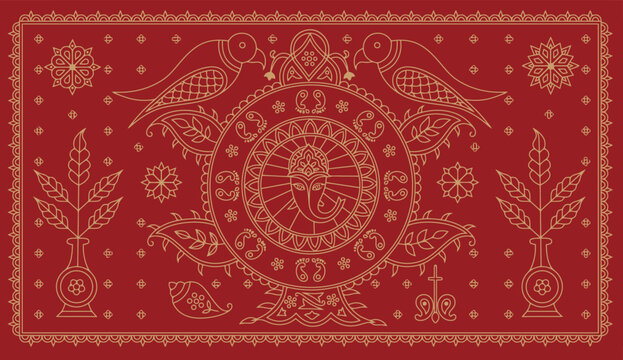 Indian Traditional Invitation Card 