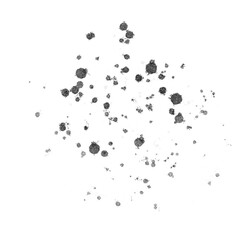 Black Splatter Paint Splash