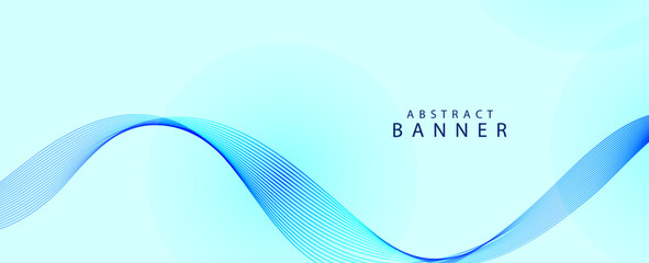 abstract blue wave background