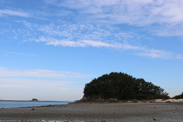 Korea, Daebudo Islandblue, sky and clouds