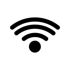 wireless signal icon vector. wifi wireless network symbol