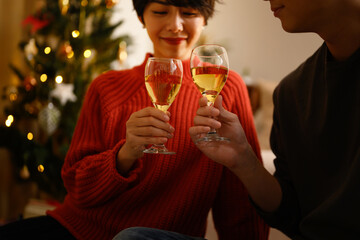 クリスマスの乾杯