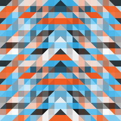 Abstract Bauhaus geometric pattern background. Color art design. Colorful Bauhaus pattern background design. Vector pattern design. 