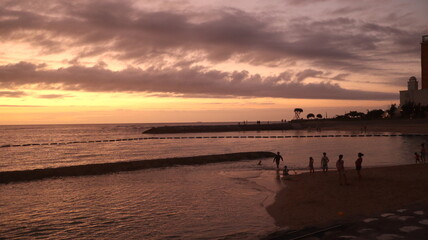 okinawa sunset beach