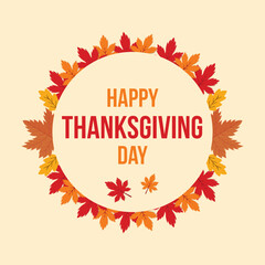 Happy thanks giving card