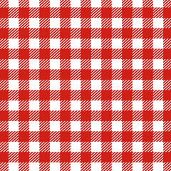 Red Buffalo Plaid Tartan Textile Background