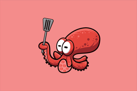 recommend clip art: octopus illustration