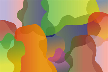 fluid background colorful with abstract shapes