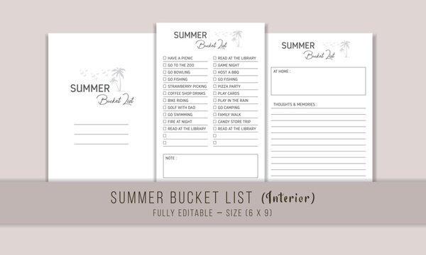 Summer Bucket List Kdp Interior Design