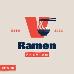 Ramen Alphabet w Logo