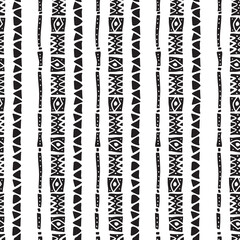 seamless pattern with african motifs	