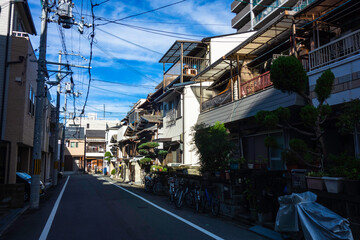 大阪の下町の風景