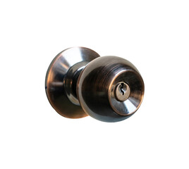 Security door knob circle material metal