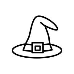 halloween hat icon vector design template