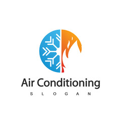 Air Conditioning Logo, HVAC Logo Concept