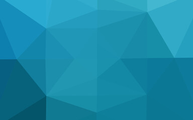 Light BLUE vector abstract polygonal texture.