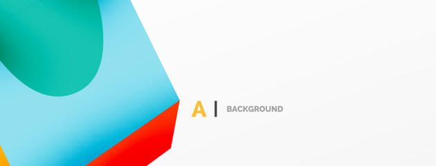 Abstract background - 3d abstract shape. Wallpaper for concept of AI technology, blockchain, communication, 5G, science, business