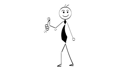Vector Stickman Character illustration. Sketch stick figure isolated design for print