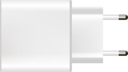 Charger plug, battery recharger equipment vector