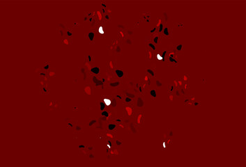 Light Red vector backdrop with abstract shapes.
