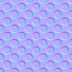 A board with holes. Wall with holes. Normal map texture. And complete seamless pattern.