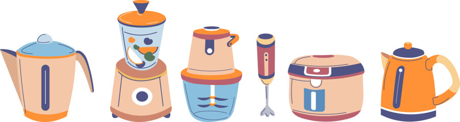 Cooking appliances for home, blenders and mixes