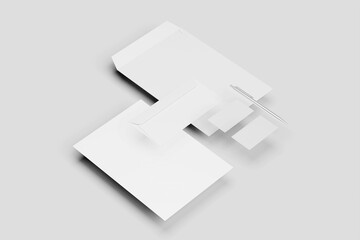 Blank Stationery Mockup