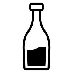 Icon drinkware champagne bottle