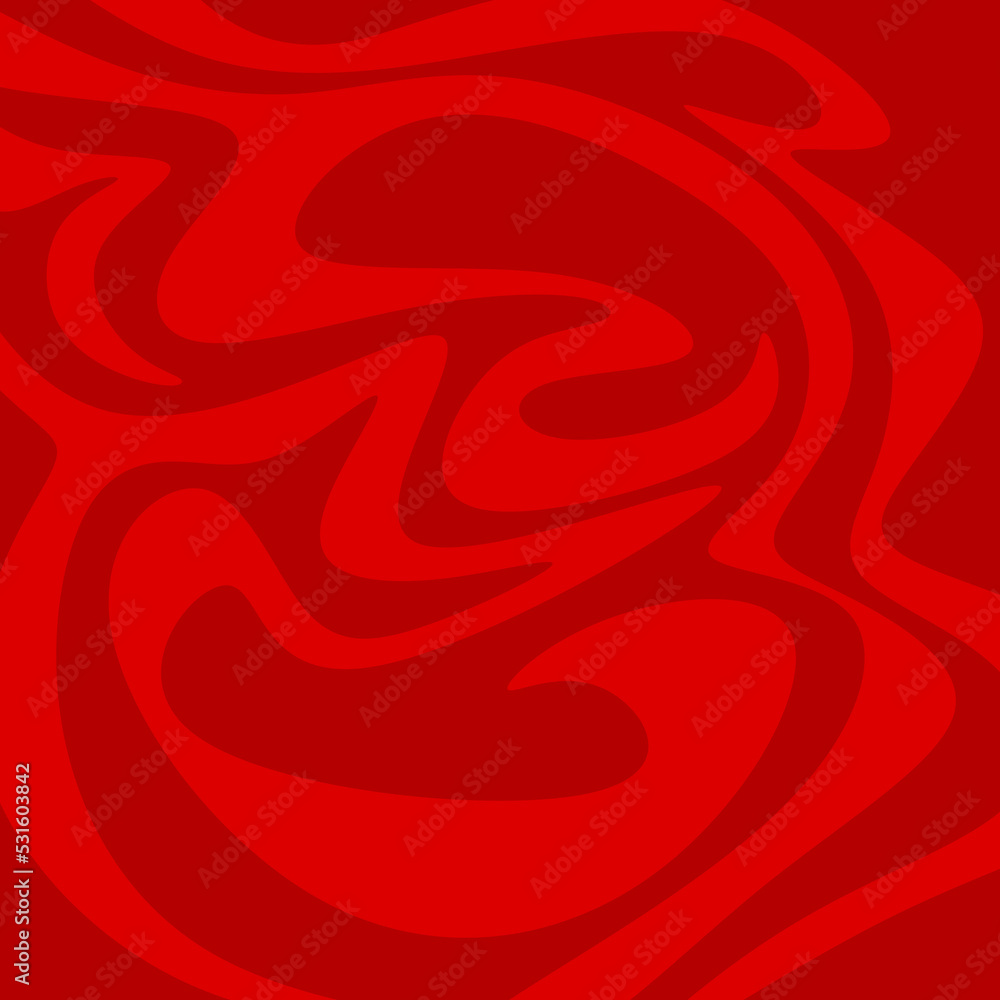 Poster abstract background with wavy and curly lines pattern