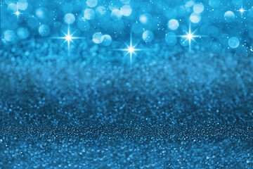 Red, brown defocused shiny with stars and glitter, shimmer and sparkle background. Christmas, New...