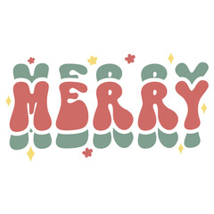 Merry   Retro  svg