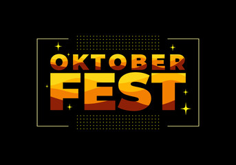 Oktoberfest text effect for social media banner