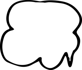 speech bubble vector design illustration isolated on transparent background