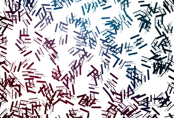 Dark blue, red vector backdrop with long lines.