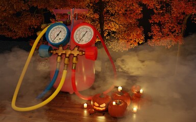 freon gas gauges in fog 3d 