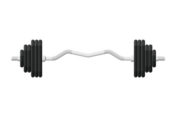 Rubber and metal weights, dumbbell for bench