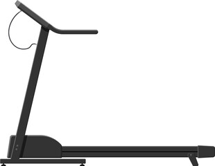Fototapeta Treadmill running sport simulator obraz
