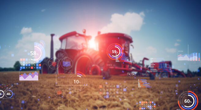 農業とデータ　バナー・広告向け横長ビジュアル