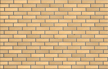 Obraz premium Yellow brick wall with texture and gray concrete. 3d image of brick surface background.
